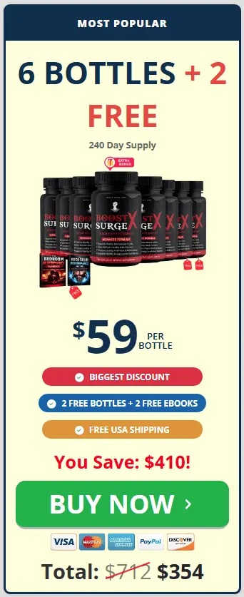 Buy Boost Surge X 6 Bottle